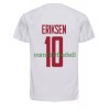 Maillot de Supporter Danemark Christian Eriksen 10 Extérieur Coupe du Monde 2022 Pour Homme